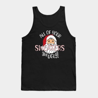 FUNNY Ugly Christmas Sweater Tank Top